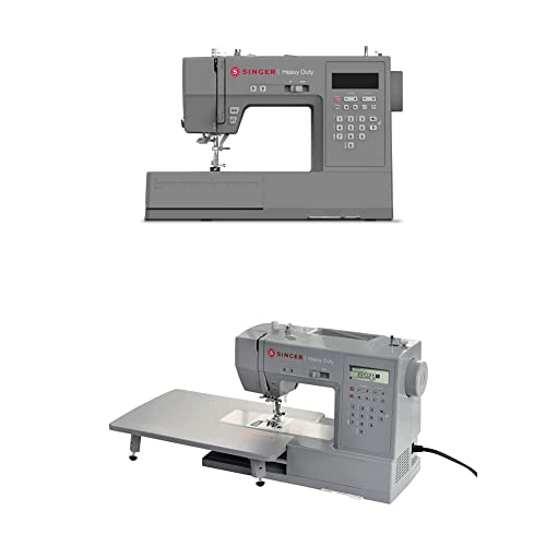 SINGER Heavy Duty 6620C Computerized Sewing Machine with Accessories | 215 Stitches, LCD Screen, Built-In Needle Threader | Easy Setup, Durable Metal Frame, Ideal for Clothes & Home Projects