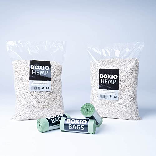 BOXIO Toilet MAX+ Starter Kit, portable camping toilet, composting toilet 15.7" x 11.8" x 11.0", Made in Germany
