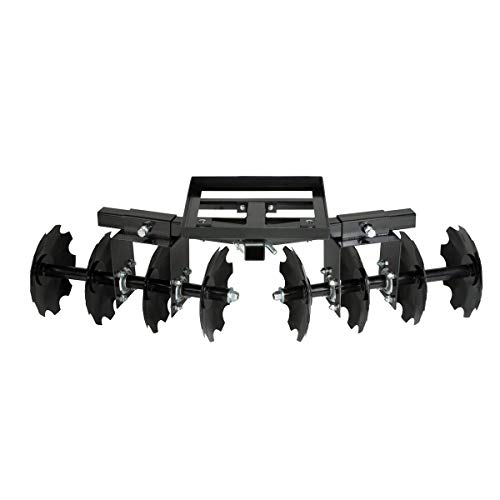 MOTOALLIANCE® Impact Implements New Soil Kit for ATV, UTV & Tractors - includes Patented Hydraulic 1-Point Lift, Cultivator, Disc Plow, & Middle Buster.