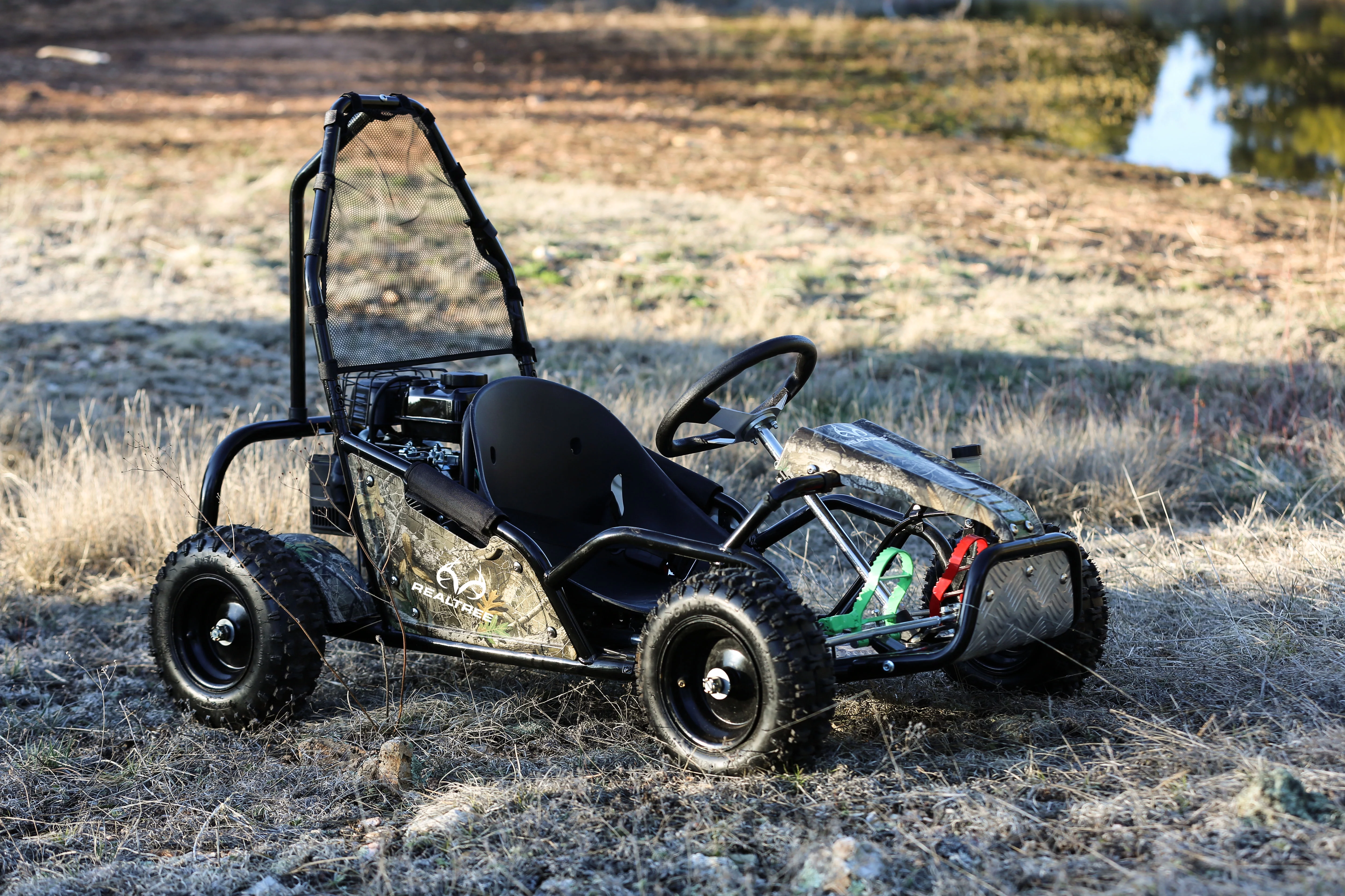 Realtree RTK100 Gas Powered 98cc Camo Power Ride-On Go Kart