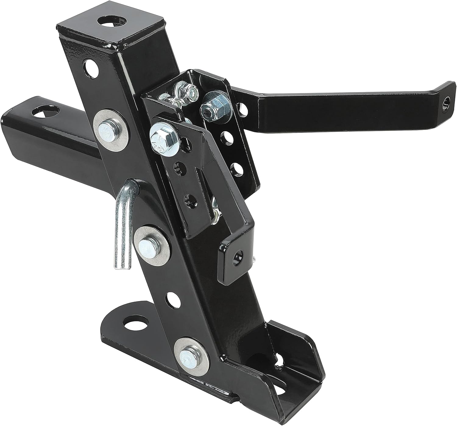 ECOTRIC Heavy Duty Adjustable Lawn Garden Tractor Hitch Steel Compatible with John Deere Pack of 2