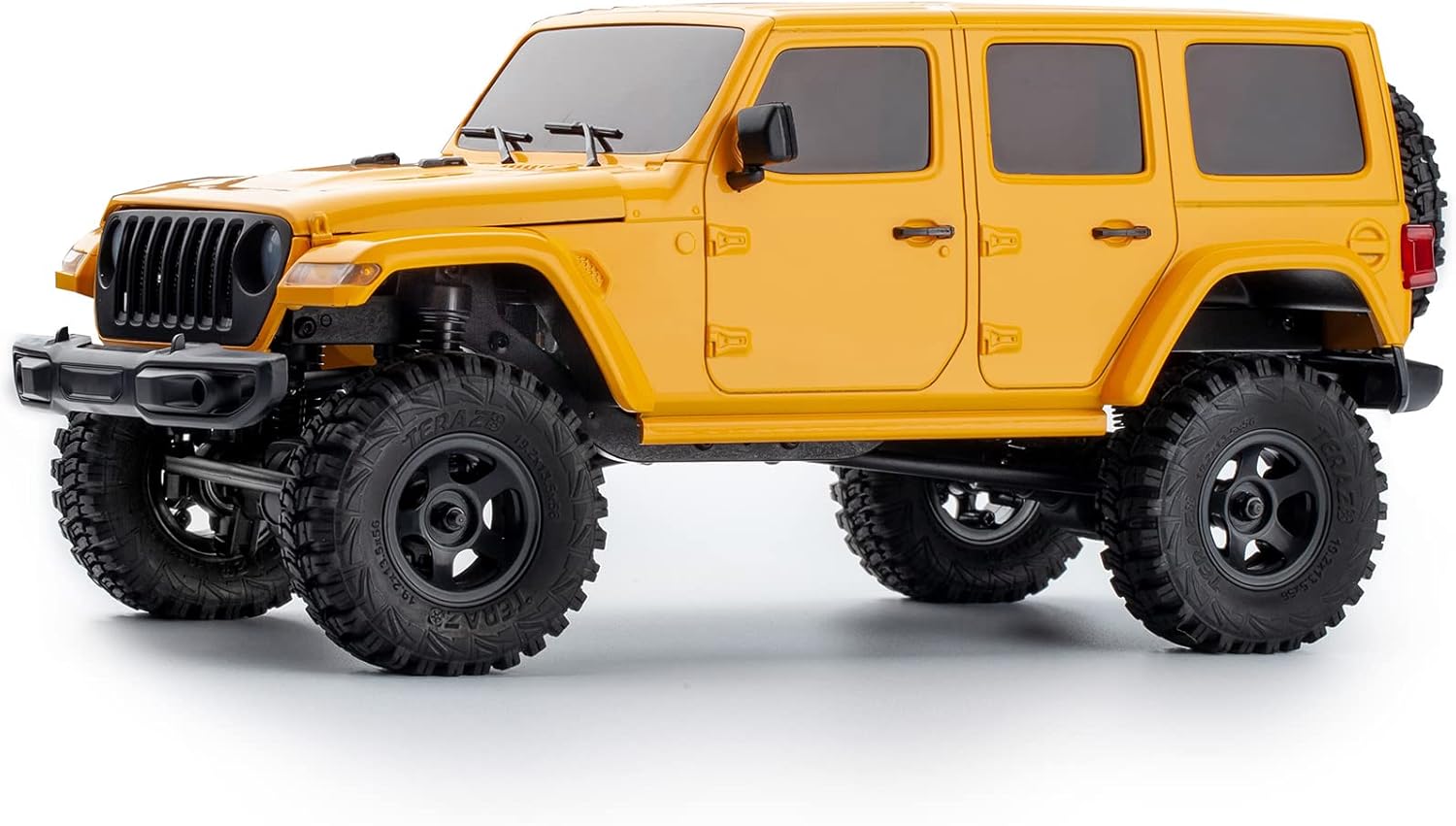 WOWRC x RocHobby RC Crawler,1/18 Scale RC Rock Crawler 4x4, RTR Off Road RC Truck Cars for Adults, Waterproof All Terrain RC Crawler Kit with Battery Charger, Fire Horse