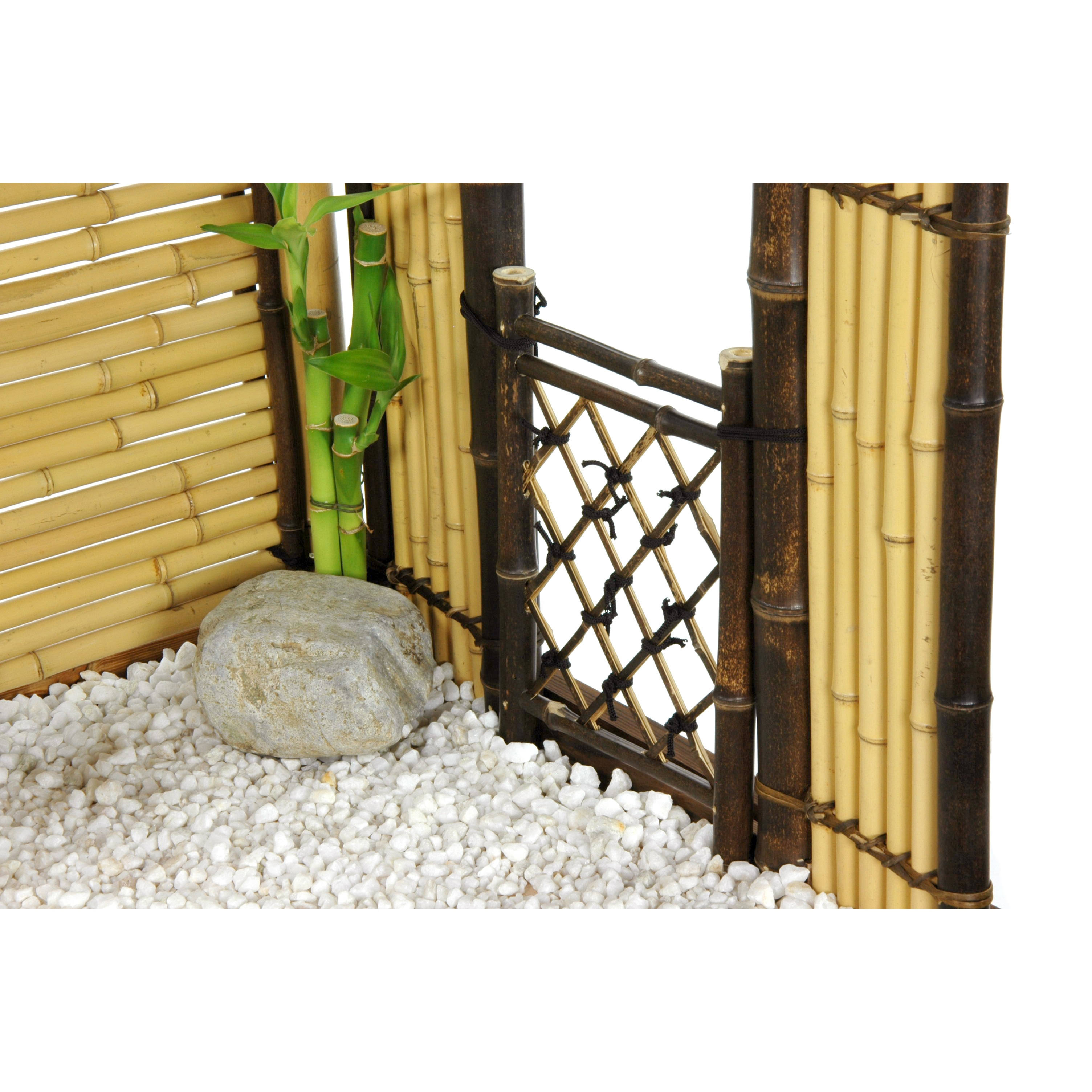 Oriental Furniture Zen Bamboo Mini Garden