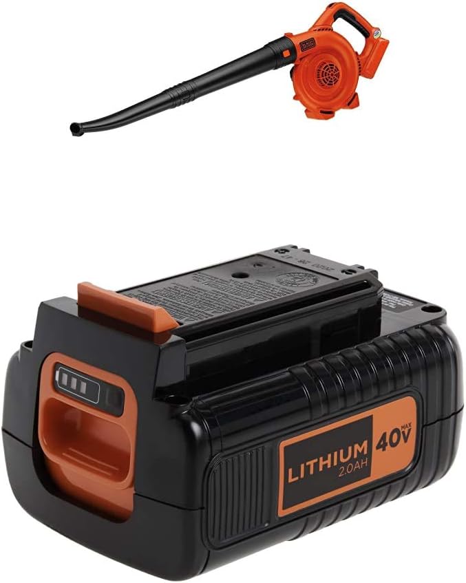BLACK+DECKER 40V MAX* Cordless Hard-Surface Sweeper with POWERCOMMAND, Tool Only (LSW36) Pack of 2