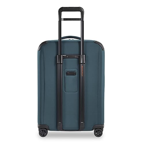 Briggs & Riley Domestic 22" Carry On Expandable Spinner - Luggage for Travel, Suitcases with Wheels, Softside Rolling Bag for Men & Women, Self-Repairing Zipper - ZDX Collection, Hunter