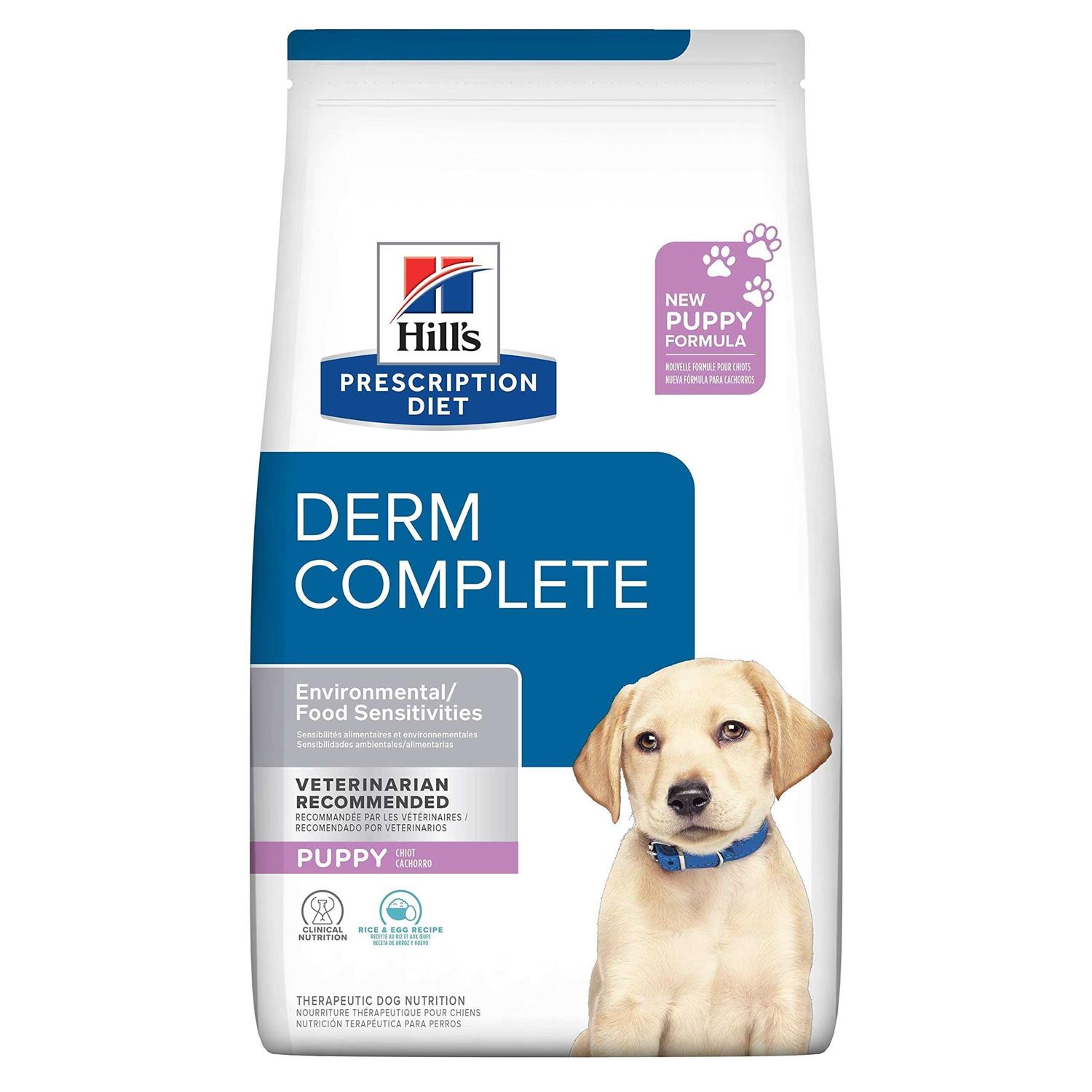 Hill's Prescription Diet Derm Complete Skin &amp; Food Sensitivities Dry Dog Food - Pet Supplies online store