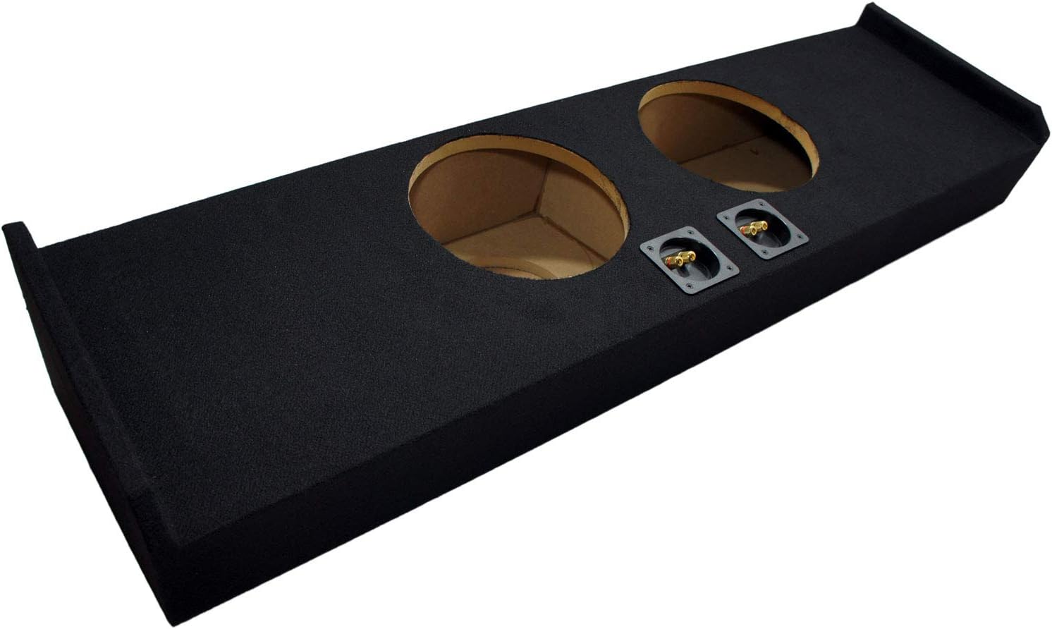 Kicker CWR10 Compatible with Ford F-150 Super Crew Truck 2009-2020 Bundled with HA-A1500.1 Amplifier and Dual 10" Custom Sub Box Enclosure