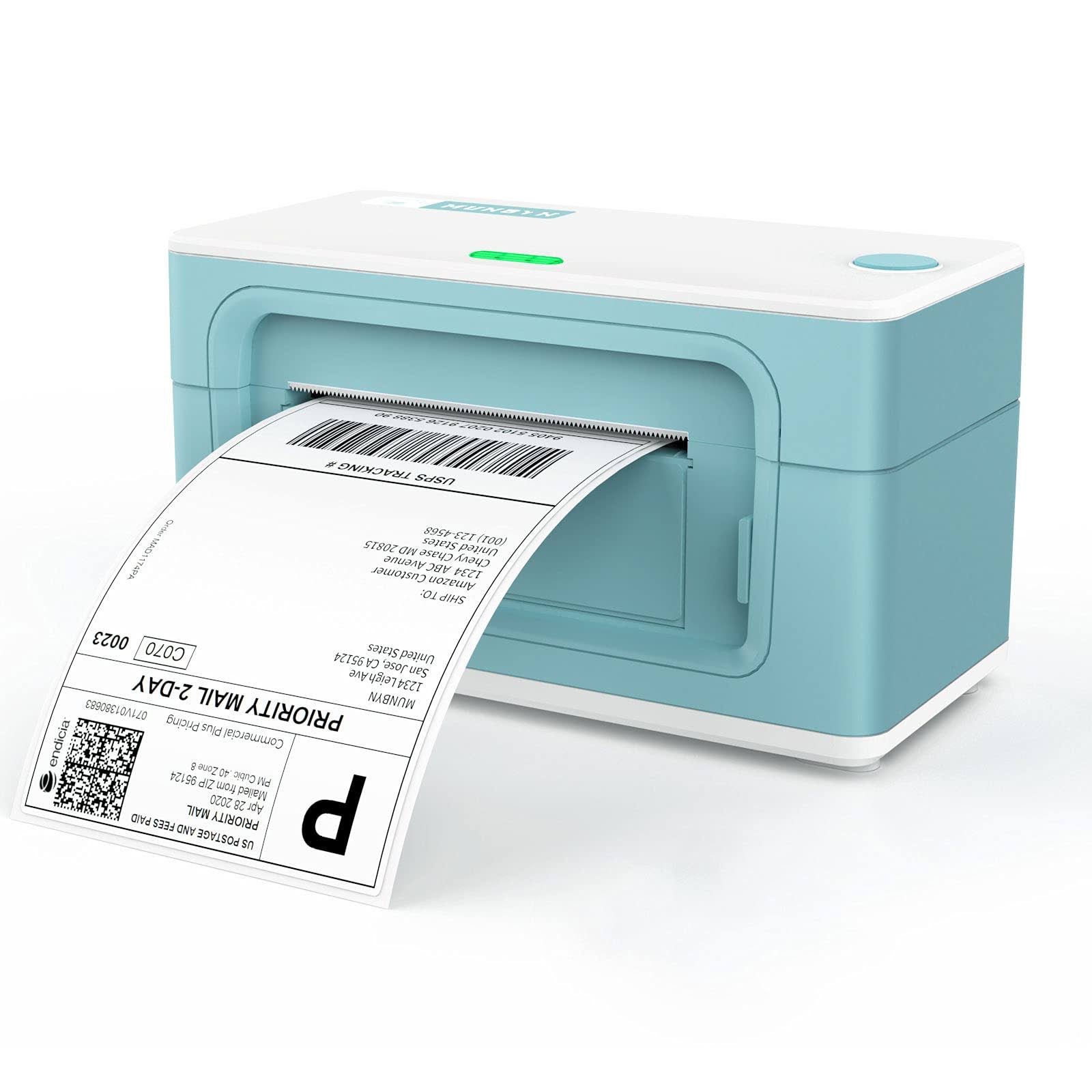 MUNBYN Label Printer, 150mm/s Thermal Shipping Label Printer for Shipping Packages, SME Postage Labels,labeling, Compatible with