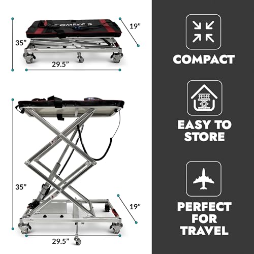 COMFYGO Wheelchair Lifts, Wheelchair Lift for Cars, Scooter Lifts for Trucks, Mobility Scooter Lift, Lightweight Space Saving Lift for Car, Lift Up to 110 lbs.