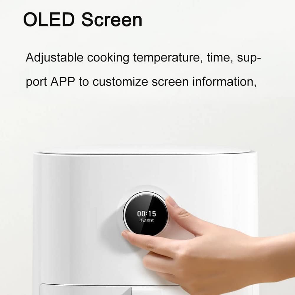 Smart Air Fryer Pro 4L Hot Oven Cooker Nonstick Coating 24H Intelligent Appointment OLED Screen Commemoration Day