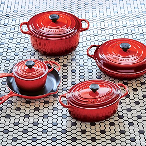 Le Creuset Enameled Cast Iron Signature Oval Dutch Oven, 5 qt. , Cerise