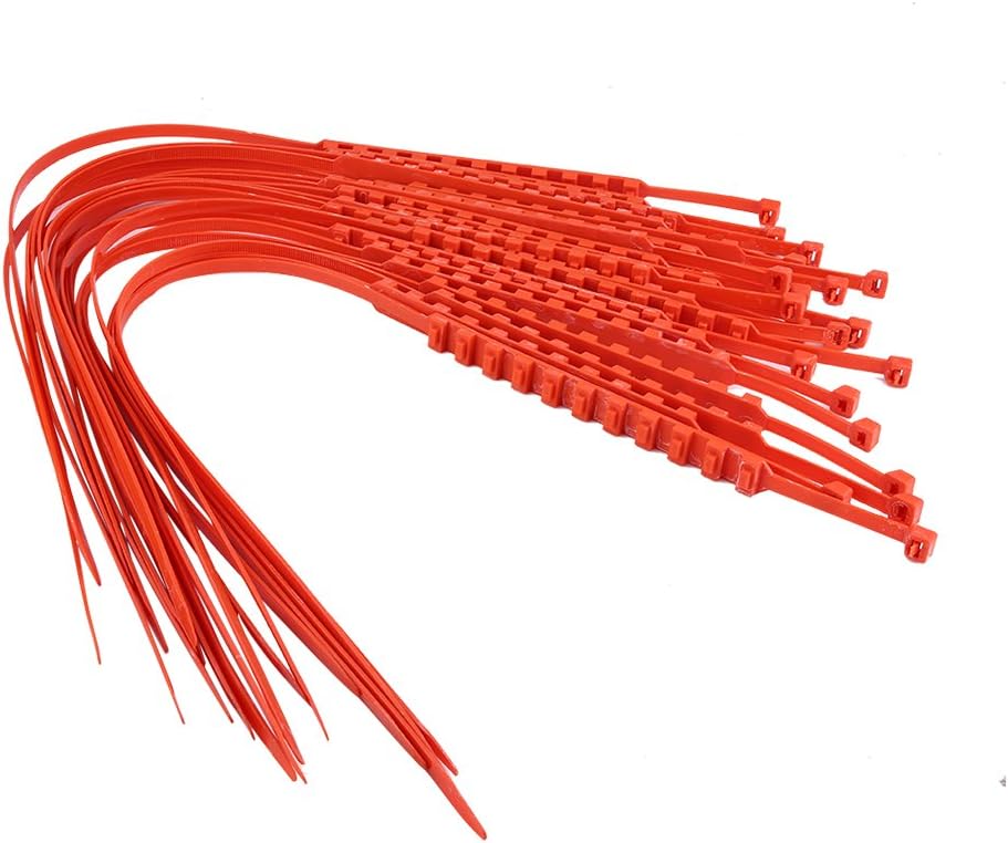 Tire Anti Skid Chains, 20pcs Car Truck Anti-skid Nylon Tyre Chains Snow Mud Snow Chains Car Security Tire Belt Cable W/Gloves