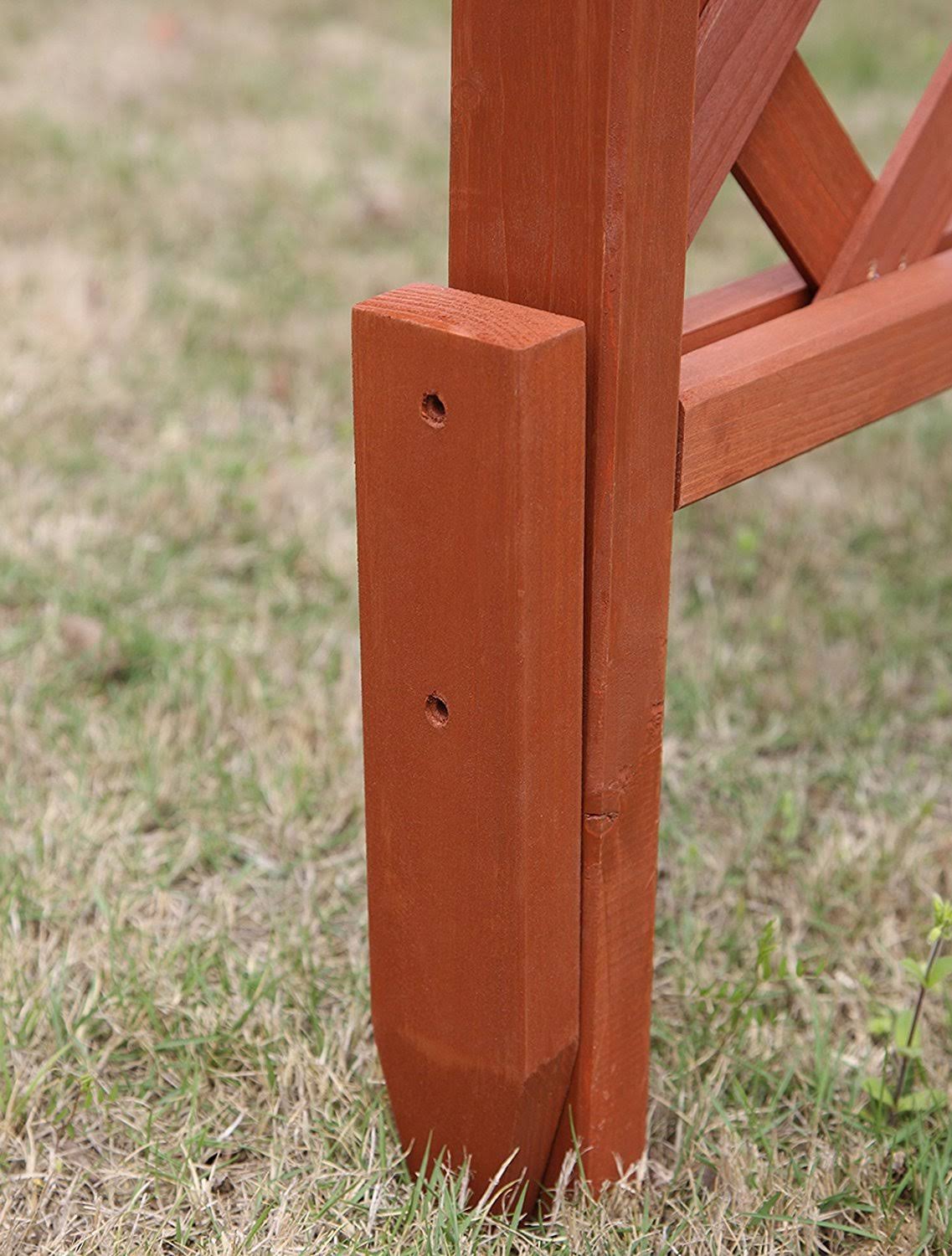 Convenience Concepts Deluxe Red Cedar Garden Arbor