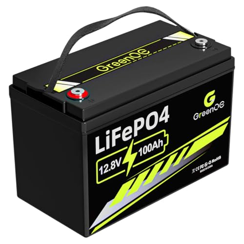 12V 100Ah LiFePO4 Battery Group 31 With Built-in 100A BMS, 15000 Deep Cycles Rechargeable Lithium Battery Prefect for Solar System, Rvs, Marine, Vans, Trailer, Backup (12V 100Ah*2)