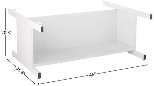 Safco Products 4997WHR Flat File Closed Base for 5-Drawer 4996WHR Flat File, Sold Separately, White