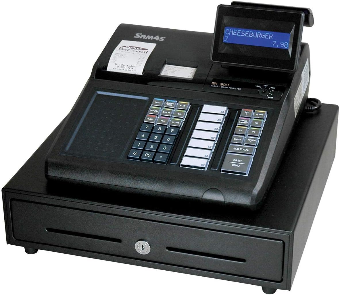 SAM4s ER-925 Cash Register with Raised Keyboard, with Receipt Printer