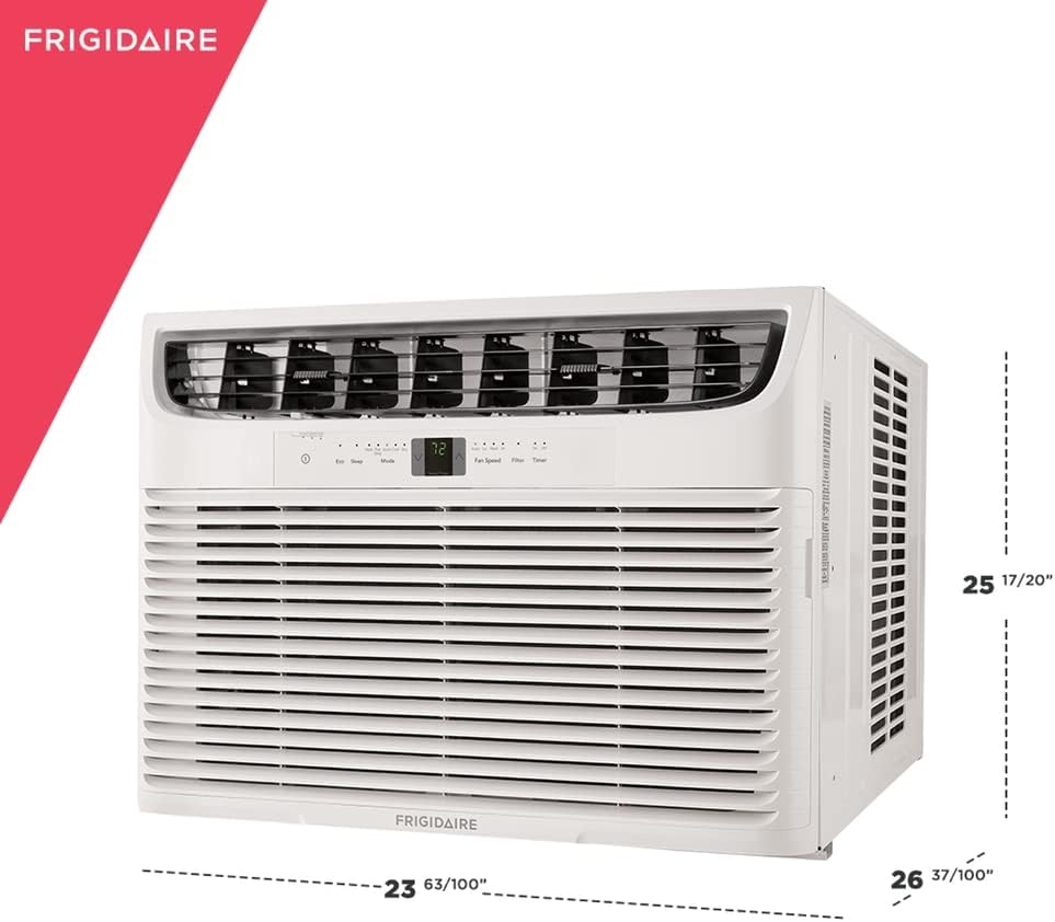 Frigidaire Window-Mounted Slider Casement Air Conditioner, 8,000 BTU, in White
