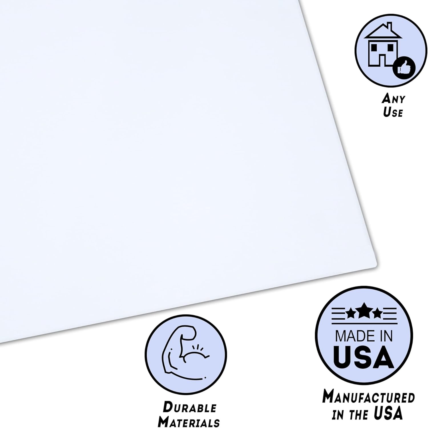 Bulk Blank Car Magnet 12x9 - .30mil Flexible, Printable, White Vinyl Surface - Safe on Vehicles, Cuts Easily with Scissors for DIY Craft Projects Great for Commercial or Marketing Vehicles (10)