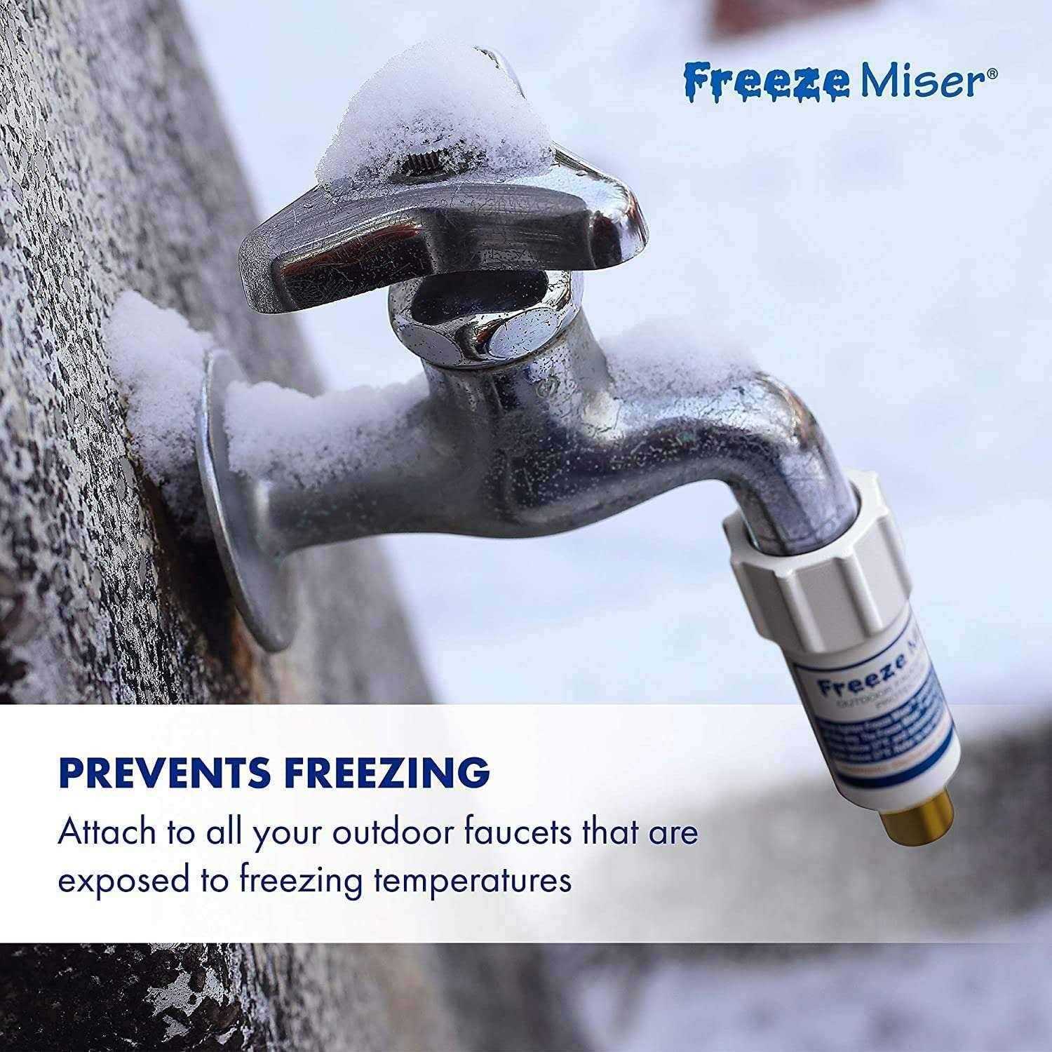 The Freeze Miser USA Made Outdoor Faucet Freeze Protection - Shop Hardware Tools Online Store