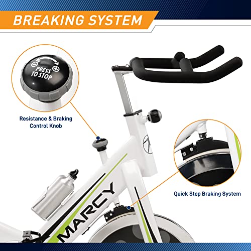Marcy Club Revolution Bike Cycle Trainer for Cardio Exercise, Multiple Colors Available