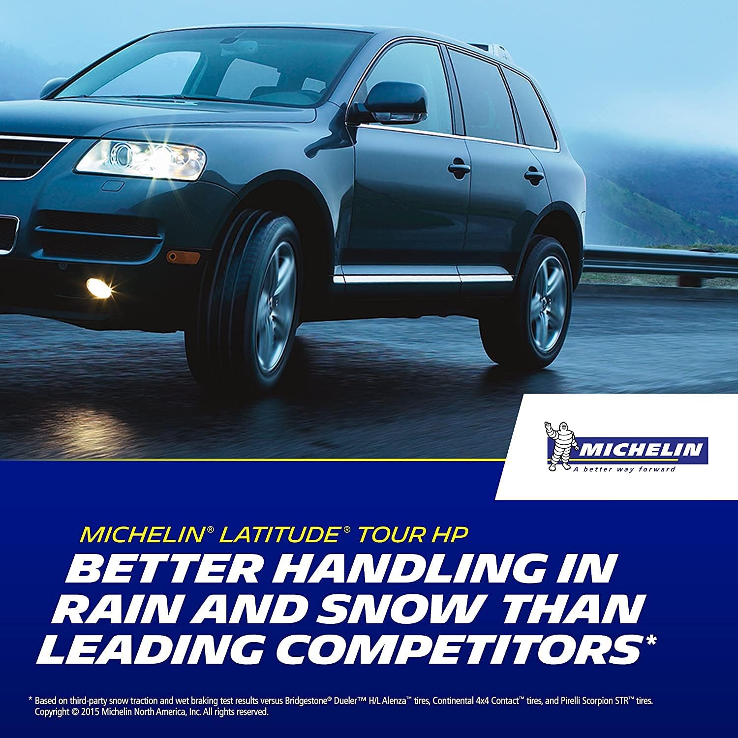 Michelin Latitude Tour HP All Season Radial Car Tire for SUVs and Crossovers, 255/55R18 105V