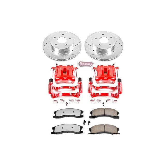 Power Stop - Front Z36 Truck u0026 Tow Brake Kit with Calipers KC2149-36