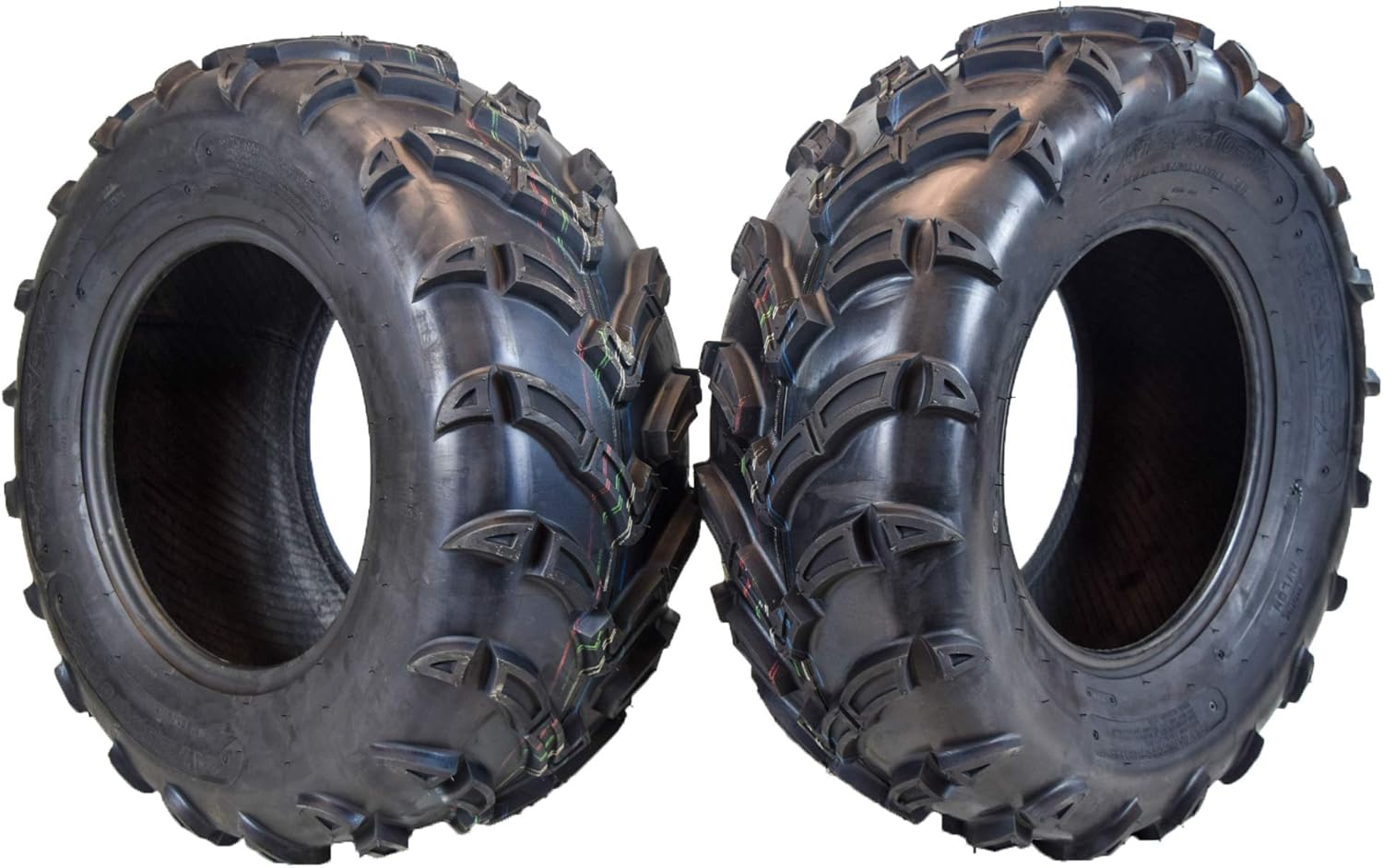MASSFX MK25812 ATV 25x8-12 Tires 2 Set Front 6 Ply 1/2" Tread Depth 25x8x12