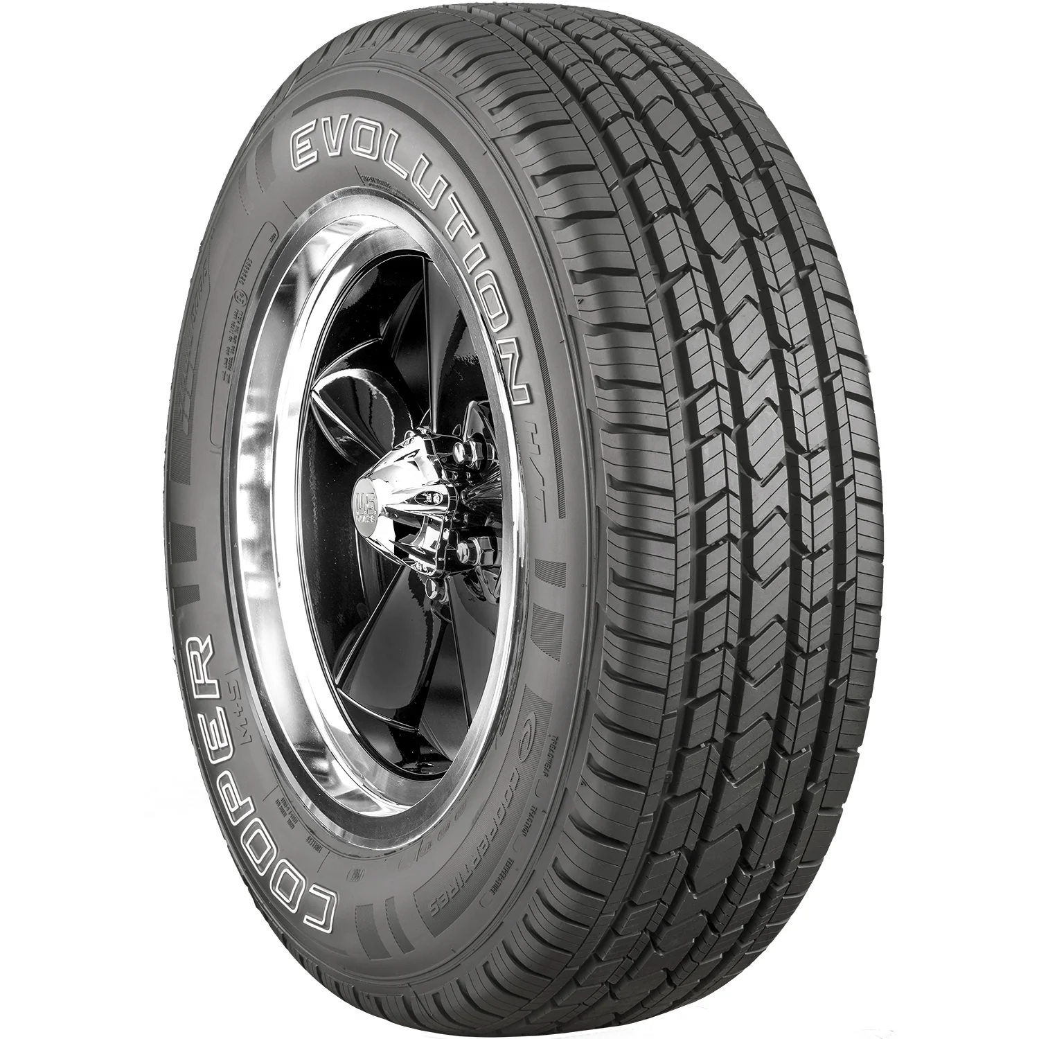 Set of 4 (FOUR) Cooper Evolution H/T 265/70R17 115T A/S All Season Tires Fits: 2014-18 Chevrolet Silverado 1500 WT, 2010-21 GMC Sierra 1500 SLE