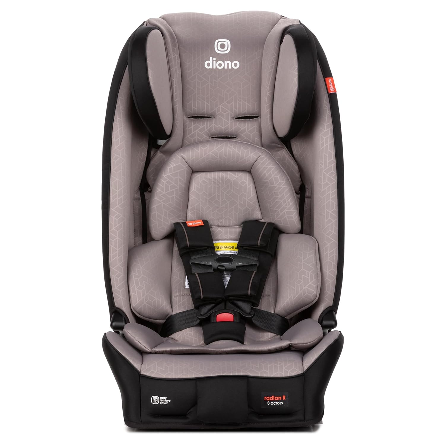 Diono Radian 3RXT Special Edition Slim Fit 3 Across All-in-One Convertible Car Seat, Rear-Facing, Forward-Facing and High-Back Booster, Gray Oyster