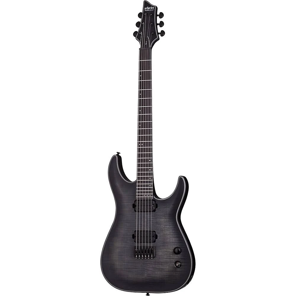 Schecter KM-6 Keith Merrow Electric Guitar Trans Black Burst Satin