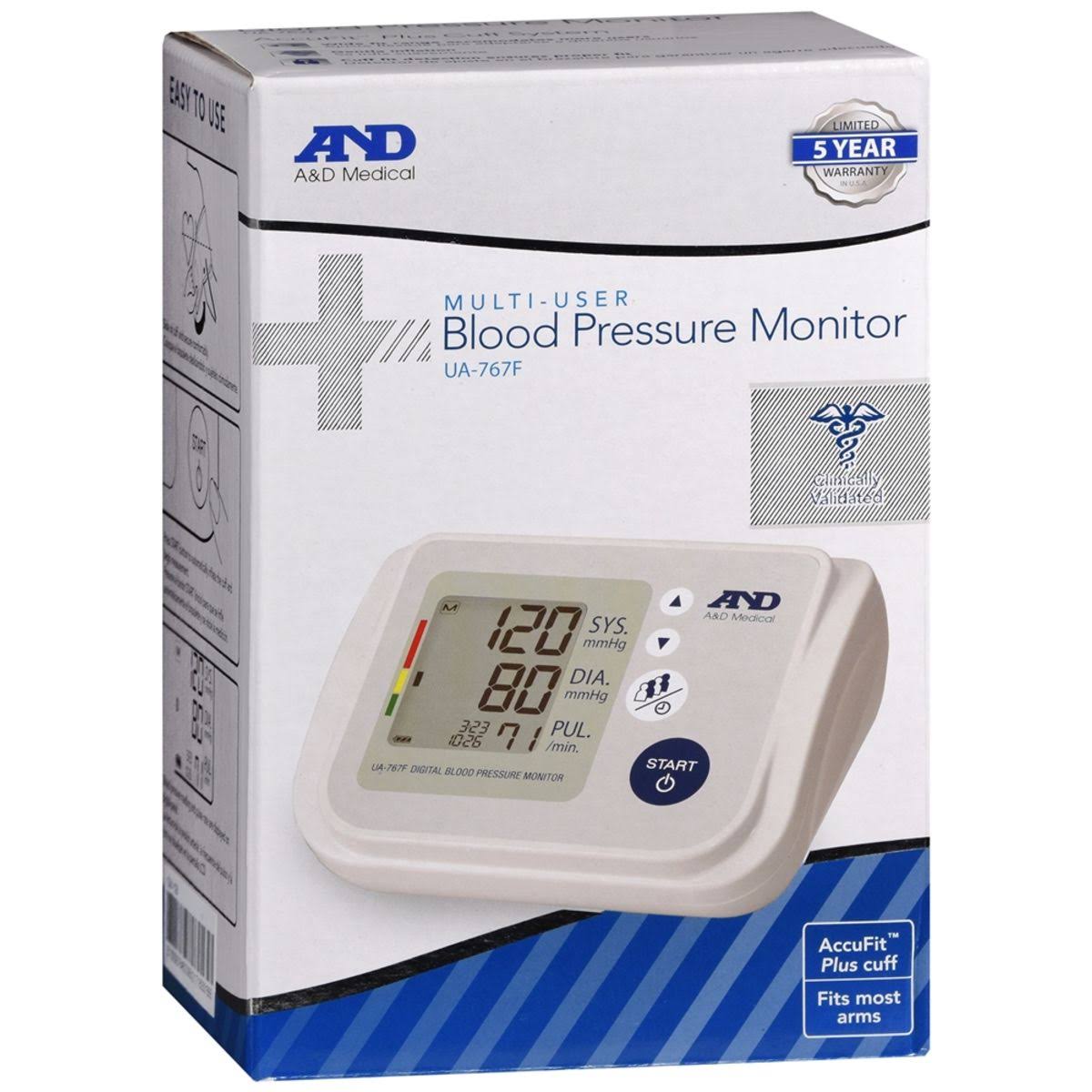 A&D Medical UA-767F Multi-User Blood Pressure Monitor