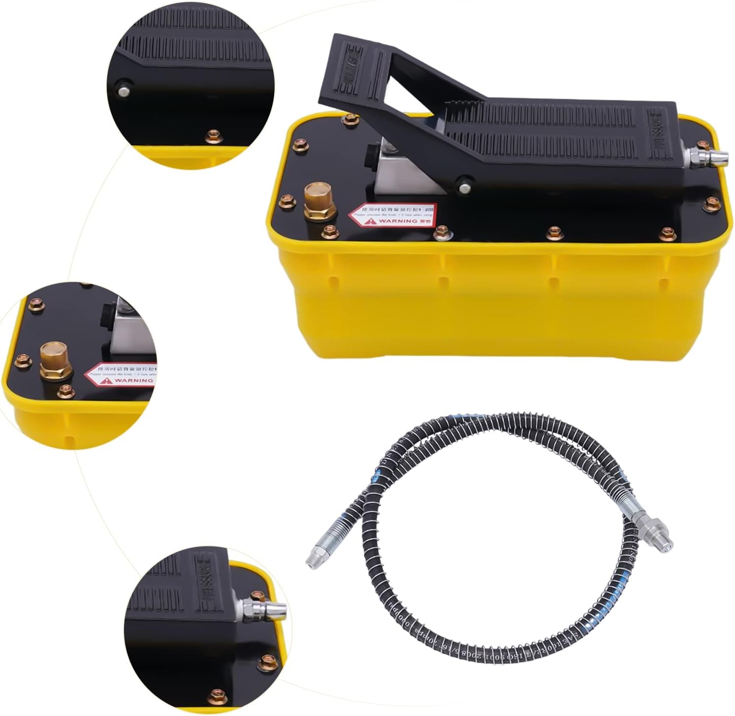 Hydraulic Bead Breaker, 10000LBS Heavy Duty Tire Bead Breakers Tire Changer with Foot Pump, Heavy-Duty Tractor Truck Hydraulic Bead Breaker for Tractors, Trucks Buses Lawn Mowers ATVs