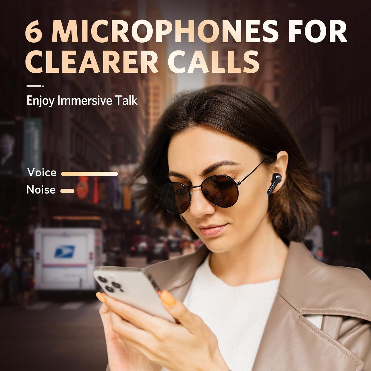 EarFun Free Pro 3 Noise Cancelling Wireless Earbuds Snapdragon Sound, Qualcomm aptX Adaptive Air Pro 2 Wireless Earbuds, in-Ear Detection, App for Custom EQ, Wireless Charging, 34Hrs