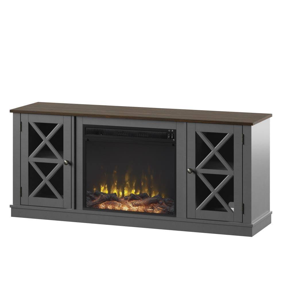 ClassicFlame TV Stand for TVs Up to 65 in with Electric Fireplace in Gray | 23MM6092-TPG22S - Avayadevconnect