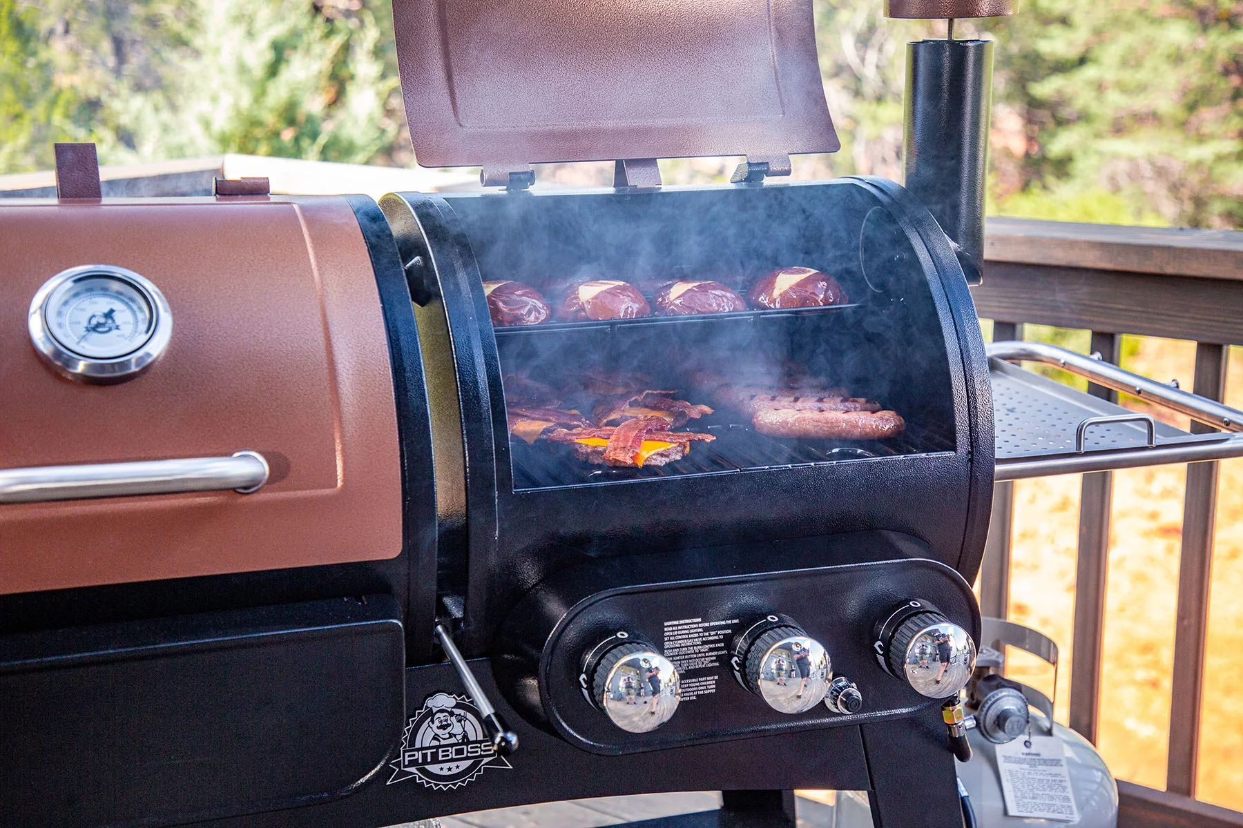 Pit Boss Charleston Gas/Pellet Combo Grill