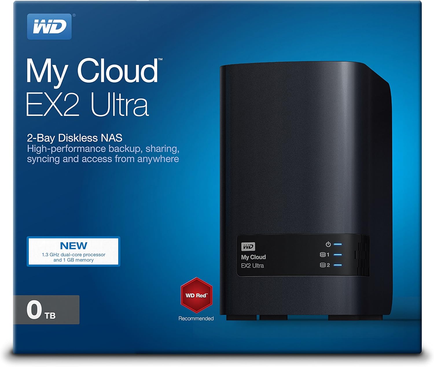WD 16TB My Cloud EX2 Ultra Network Attached Storage - NAS - WDBVBZ0160JCH-NESN