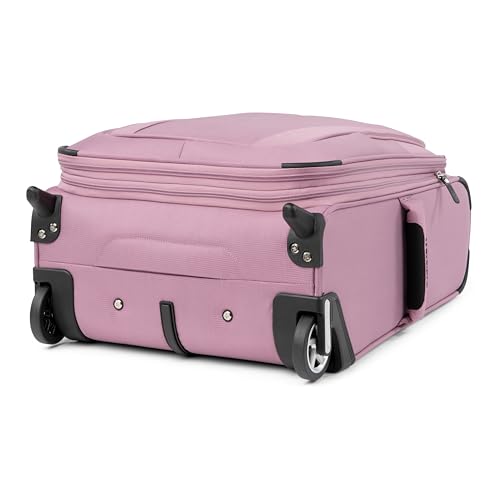 Travelpro Maxlite 5 Softside Expandable Upright 2 Wheel Carry on Luggage, Lightweight Suitcase, Men and Women, Burgundy, Carry On 22-Inch
