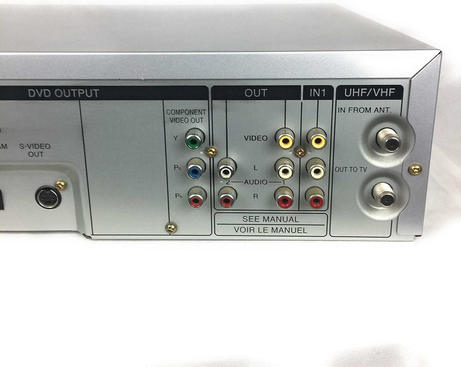 Panasonic PV-D4733S Double Feature DVD/VCR Combination Deck