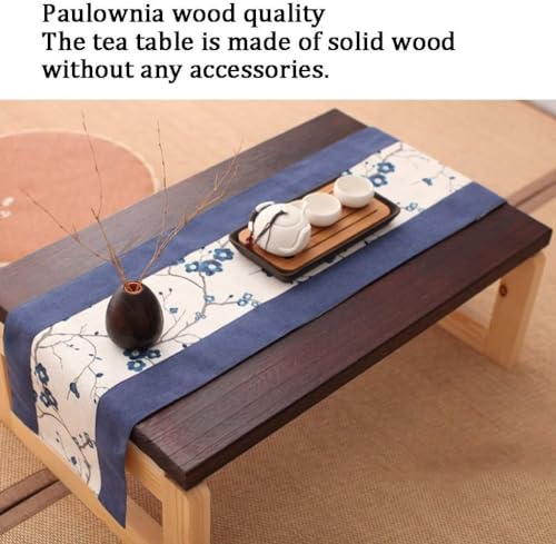 Floor Table Desk Folding Floor Tables Household Tea Table Balcony Low Table Tatami Living Room Coffee Table for Living Room Sitting Room Home Easy to Move
