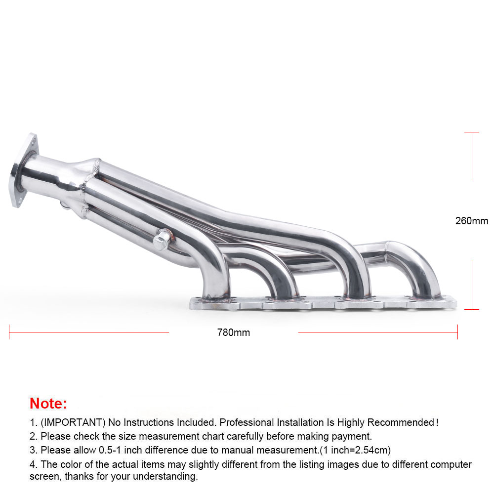 Stainless Exhaust Manifold Header for Nissan Titan Armada QX56 04-15 5.6L V8