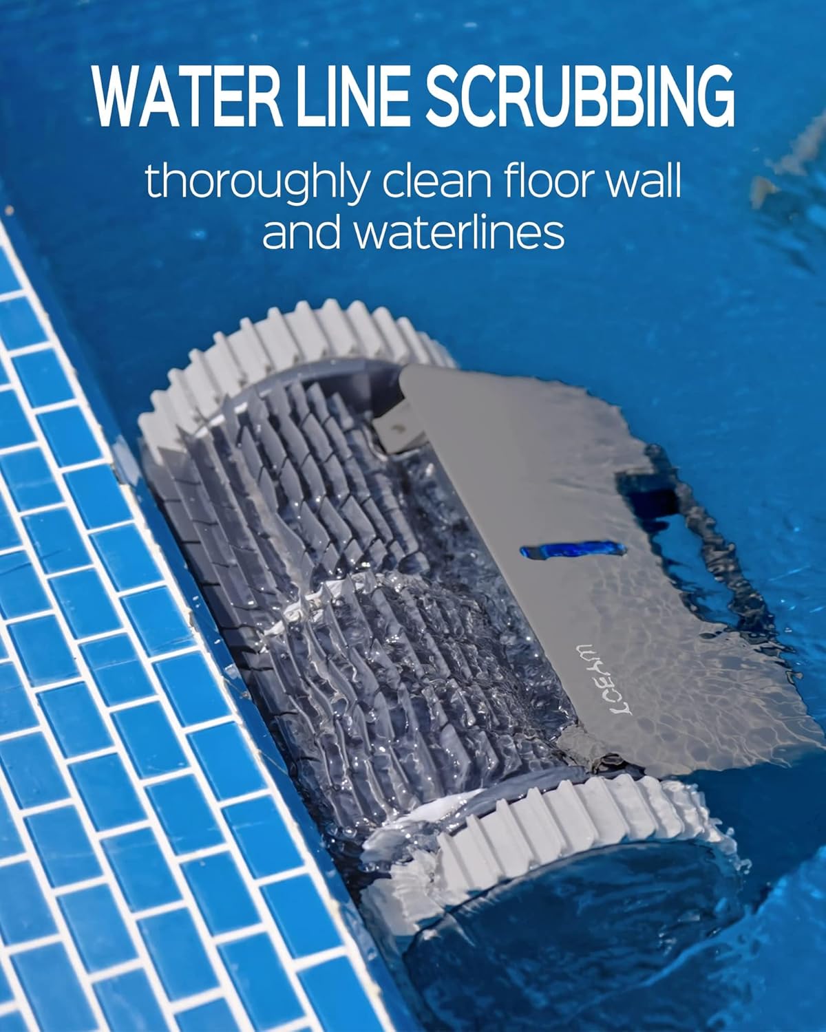 WYBOT Wall Climbing Robotic Pool Cleaner with APP, Excellent Suction Power, Smart Navigation Technology, 15000mAH Large Battery, LED Indicator, Automatic Pool Vacuum for Inground Pools- Osprey 700 Max