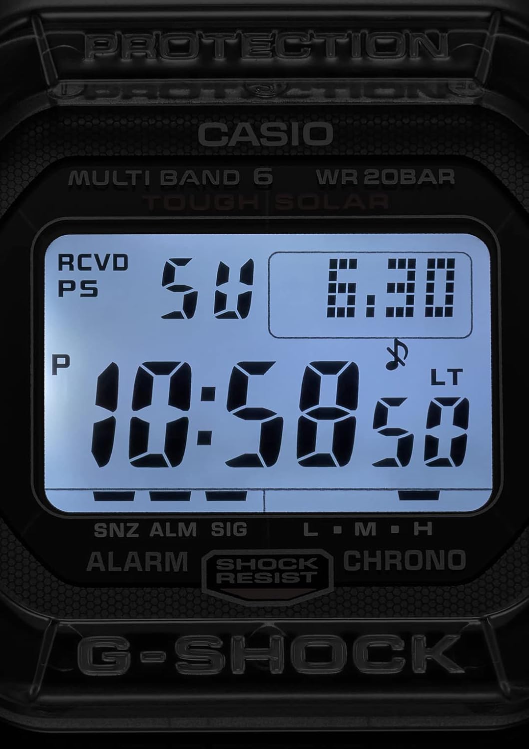 CASIO G-Shock GW-S5600U-1JF [G-Shock 20 ATM Water Resistant Solar Radio Wave GW-S5600 Series] Shipped from Japan