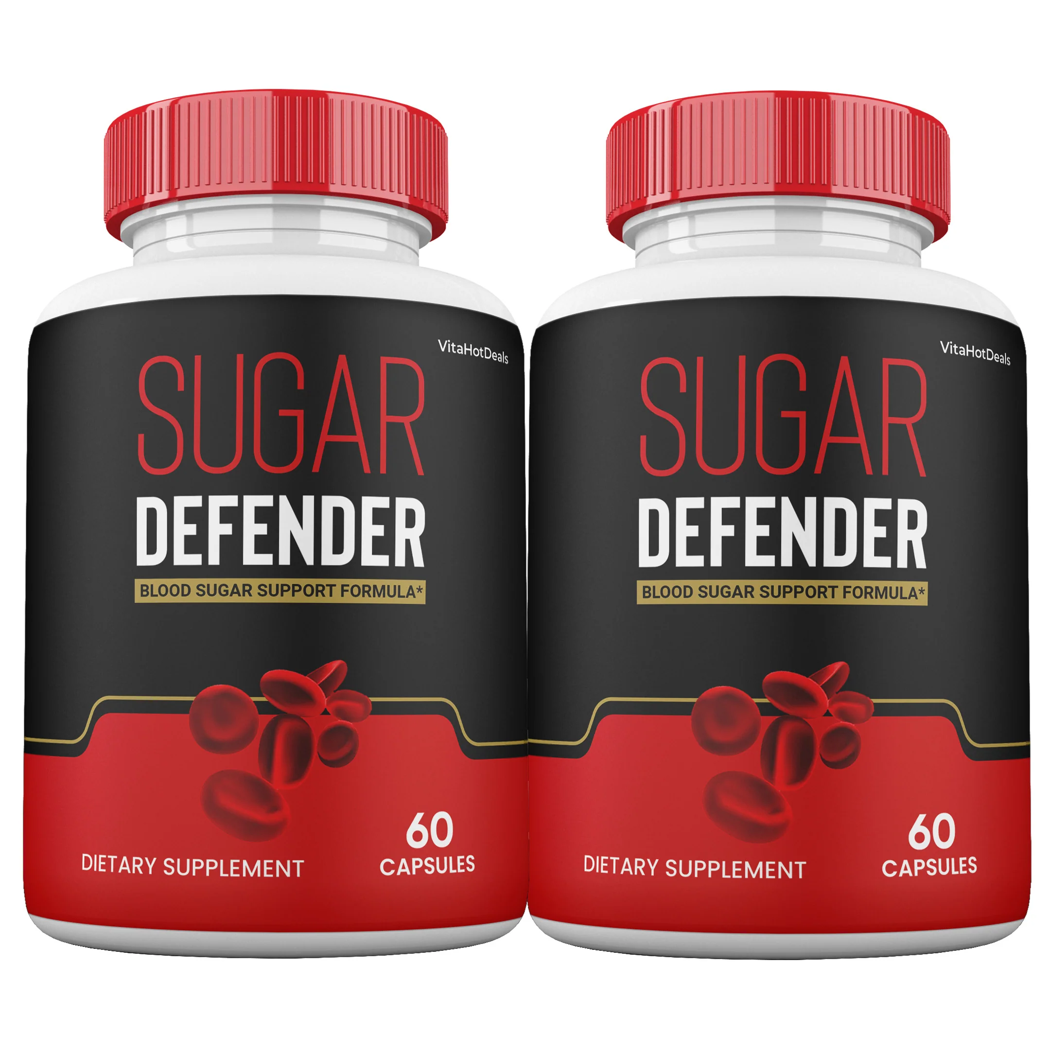 Sugar Defender Blood Sugar Support (2 Pack) - Kansas Nuitrition - HNZSDS
