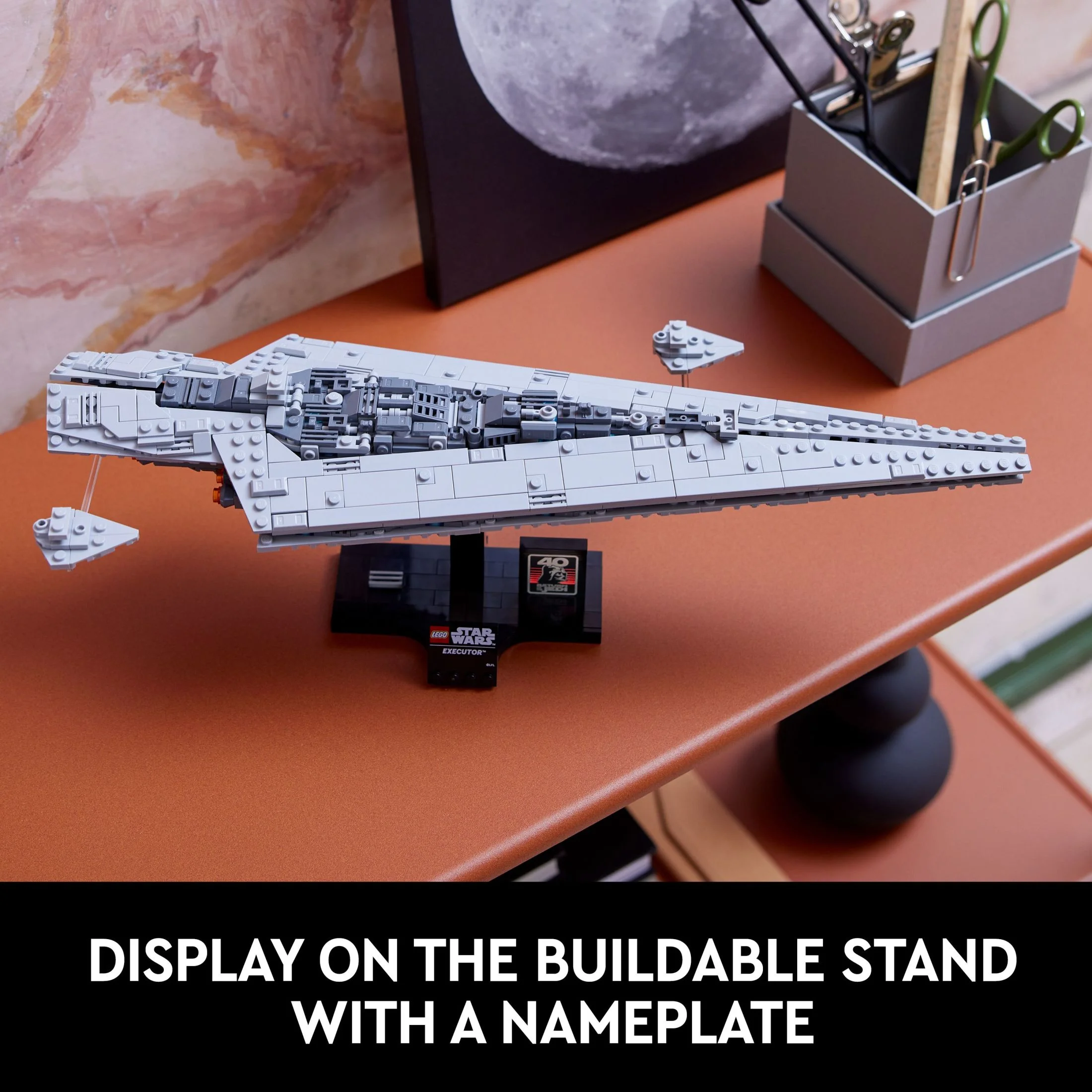 LEGO Star Wars Executor Super Star Destroyer Darth Vader Imperial Starship, Return of the Jedi 40th Anniversary Collectible for Adults and Teens, Great Birthday Gift for Star Wars Fans, 75356