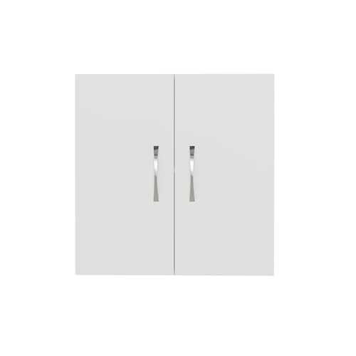 23″ Wall Cabinet with Adjustable Shelf | 2-Door Pantry Cabinet, Wall Mount Storage Cabinet for Bathroom, Kitchen, Living Room, White