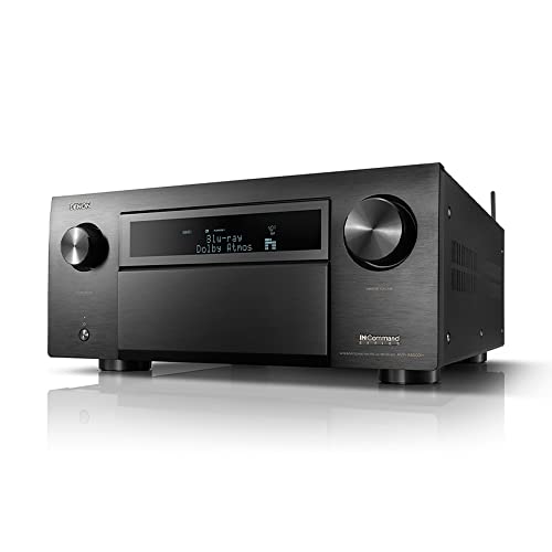Denon AVR-X8500HA 13.2 Channel (150 W/Ch) Receiver for Home Theater, Advanced 8K Upscaling, Supports Dolby Atmos, DTS:X, IMAX Enhanced, Auro 3D & more, Built-in HEOS, Amazon Alexa Voice Control