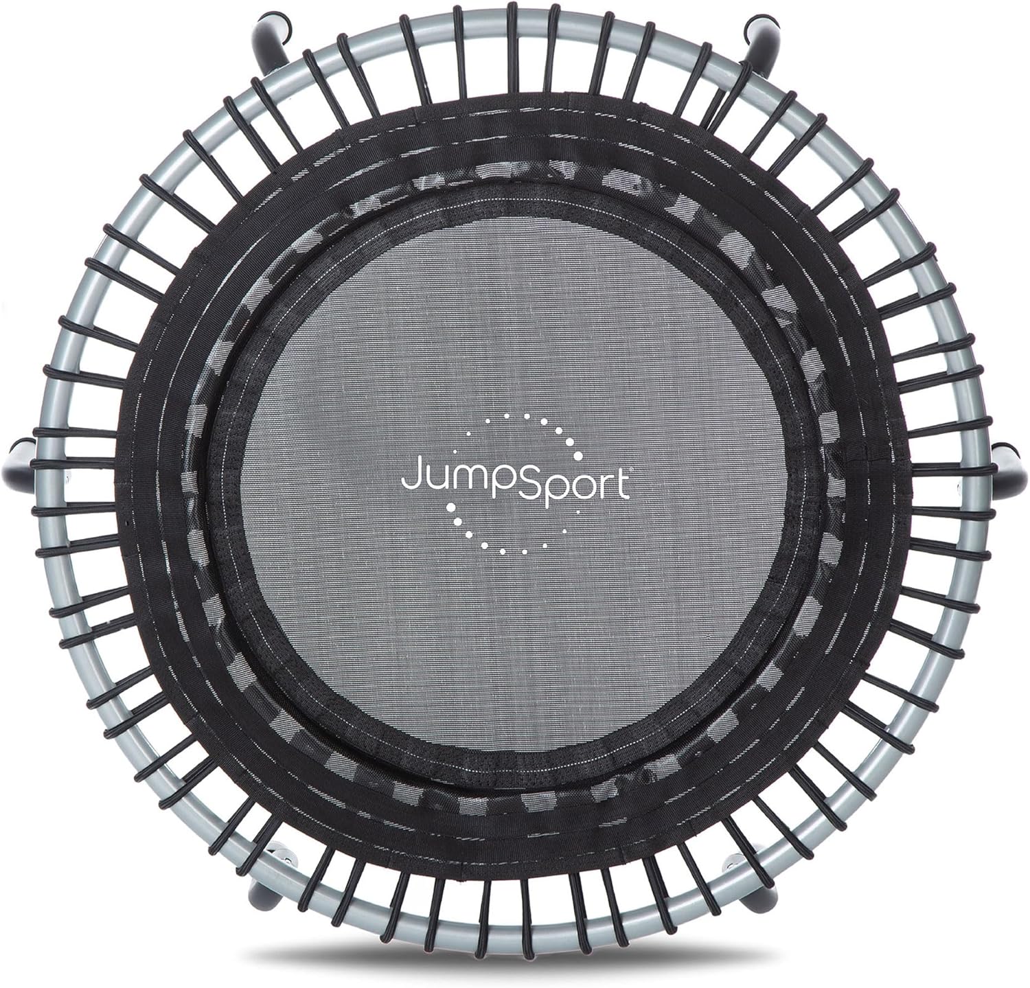 JumpSport 350 Plyometric Rebounder Bundle (Trampoline + PlyoFit Adapter) | 39" | Toning Ball Included
