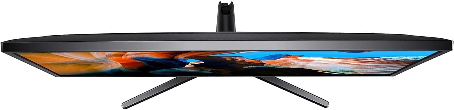 SAMSUNG 32" ViewFinity UJ590 UHD Monitor - Dark Gray/Blue Bundle with Tech Smart USA Elite Suite 18 Standard Editing Software Bundle + 1 Year CPS Enhanced Protection Pack
