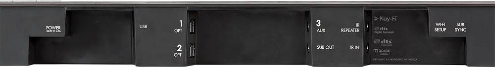 Definitive Technology Wireless Multi Room System Series W Studio Micro Sound Bar System - 3.1 Channel - 146W RMS - Wireless - Bl