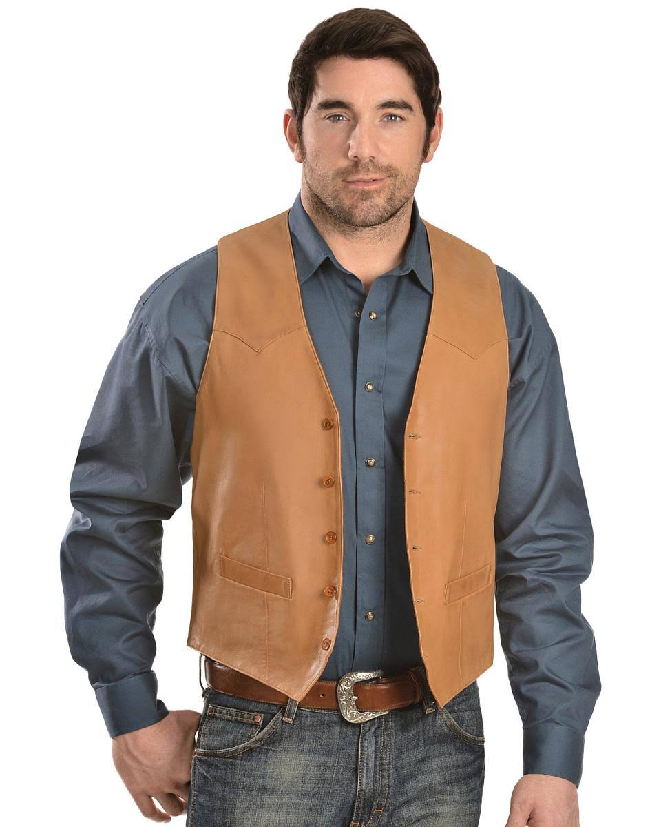 Scully Men&s Western Lambskin Vest